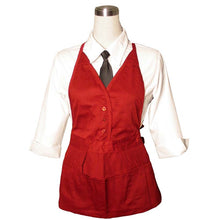 V-Neck 3-Button Apron