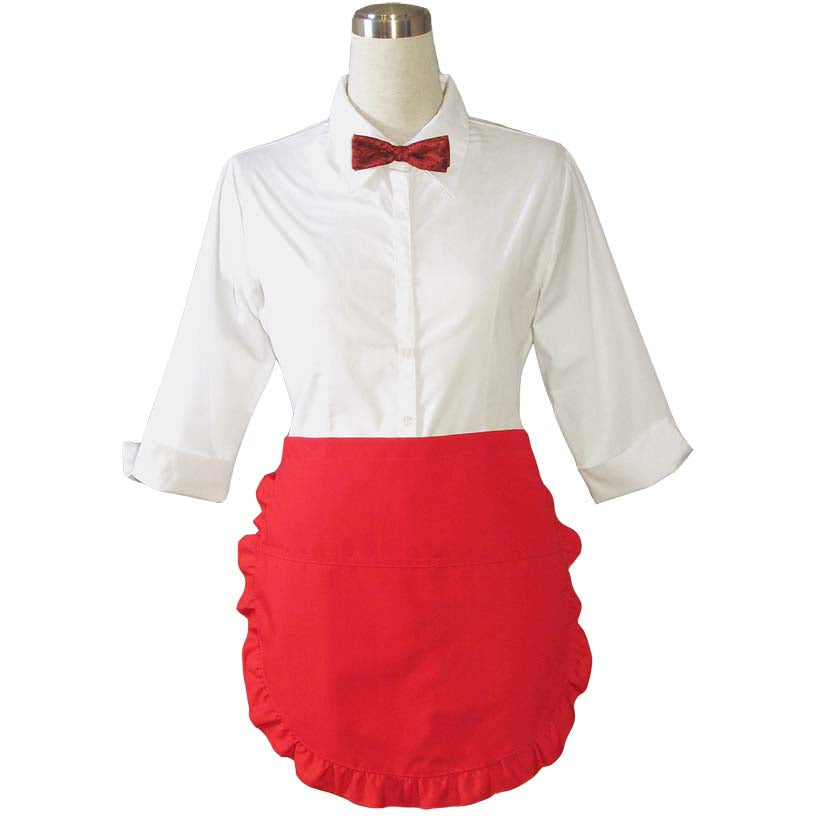 Ruffled Edge Round Apron - style 23