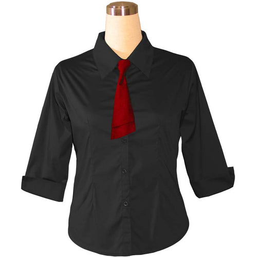 Women's 3/4 Sleeve  Dress Shirt